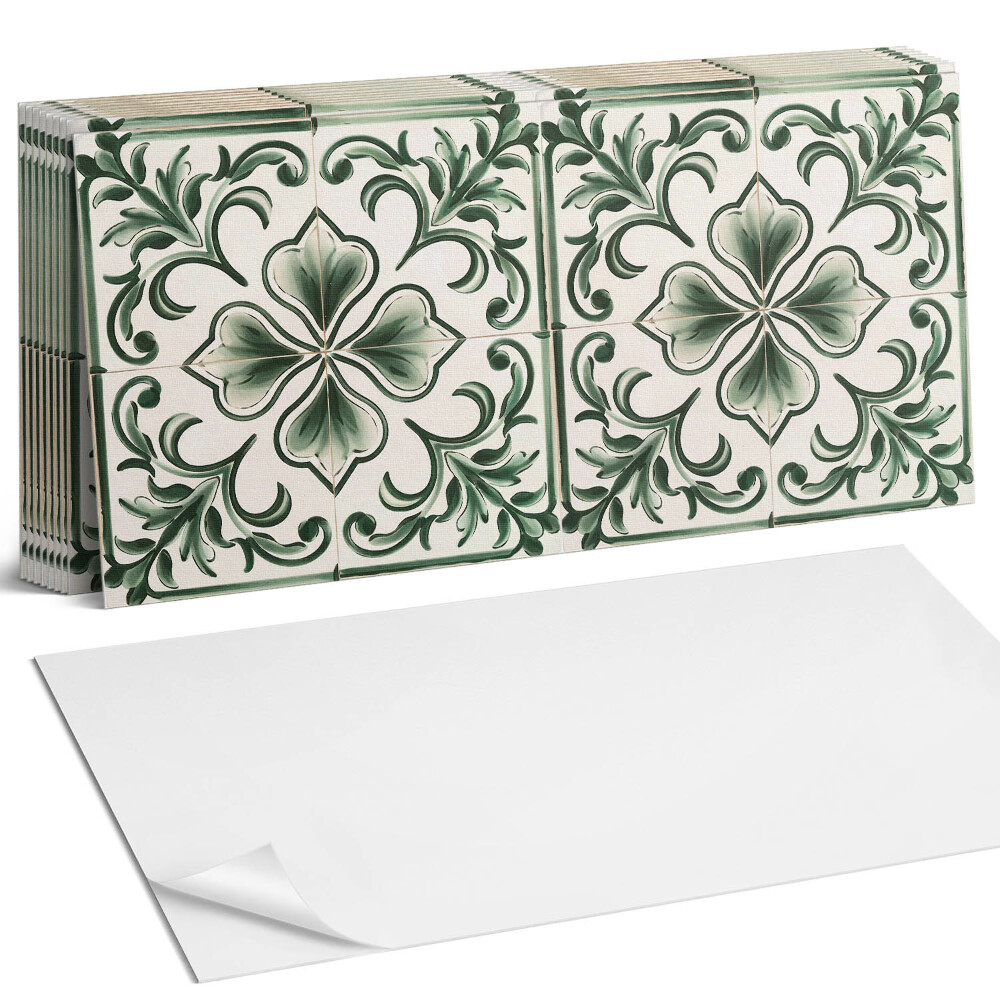 Obkladový panel na stěnu Vzorek s listy a srdíčky