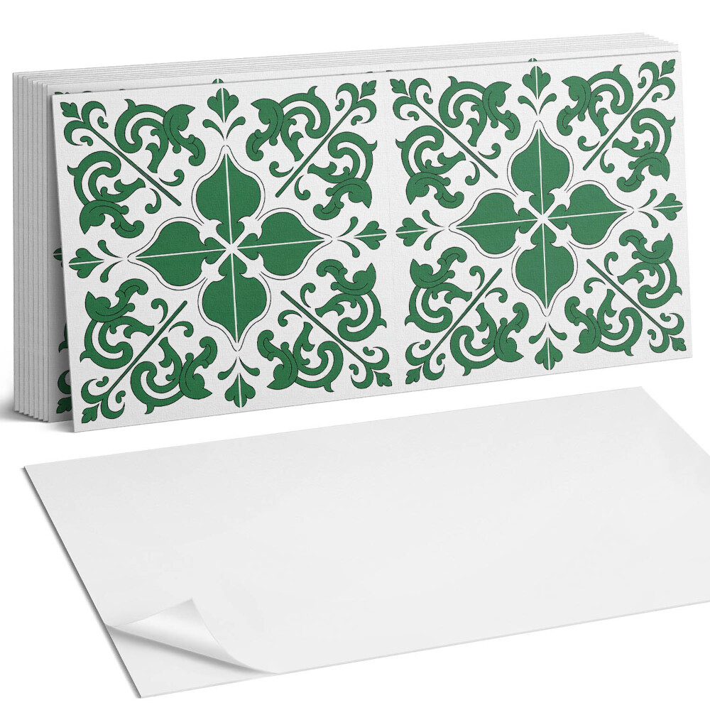 Nástěnný panel do kuchyně Rostlinný vzor s ornamenty