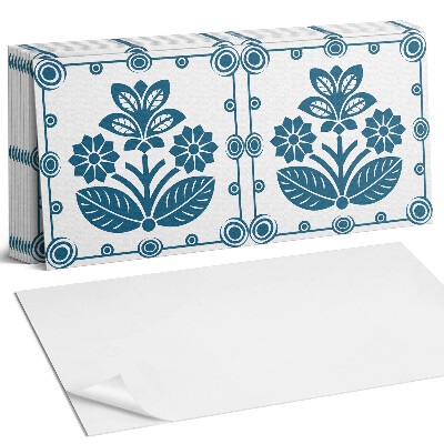 Nástěnný panel do kuchyně Květinový dekorativní vzor