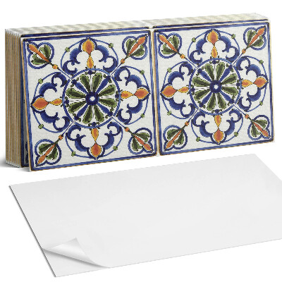 Samolepící panel na zeď Rostlinný vzor s ornamenty