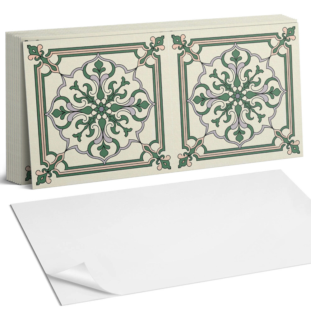 Obkladový panel na stěnu Květinový vzor s ornamenty