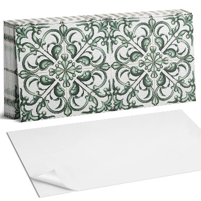 Samolepící panel na zeď Rostlinný vzor v symetrii