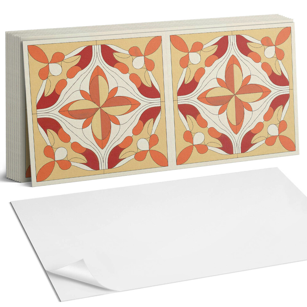 Obkladový panel do kuchyně Abstraktní květinový vzor