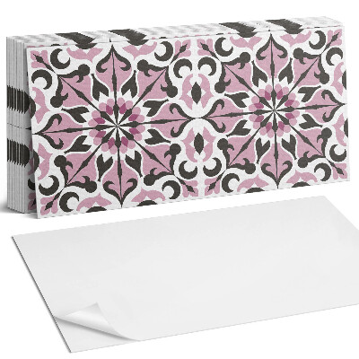 Nástěnný panel do kuchyně Rostlinný vzor v symetrii