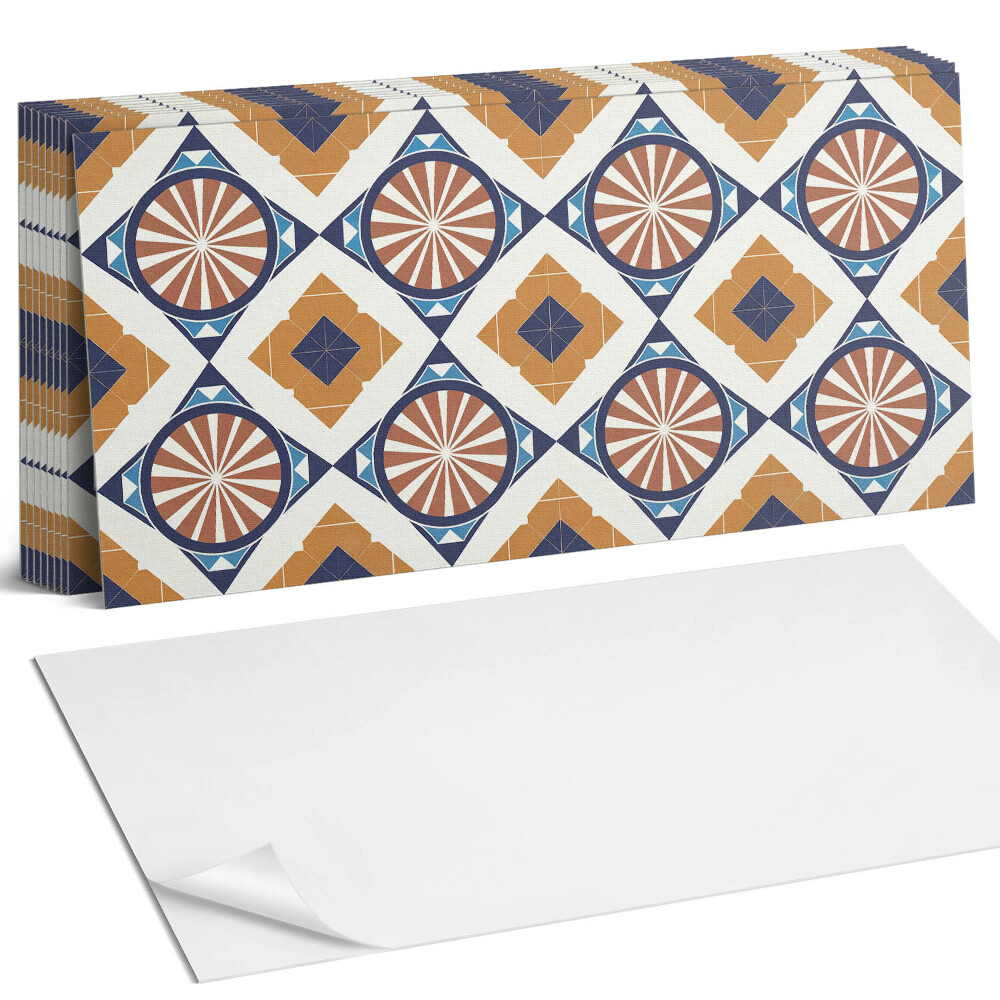 Obkladový panel do kuchyně Geometrický vzor s kruhy