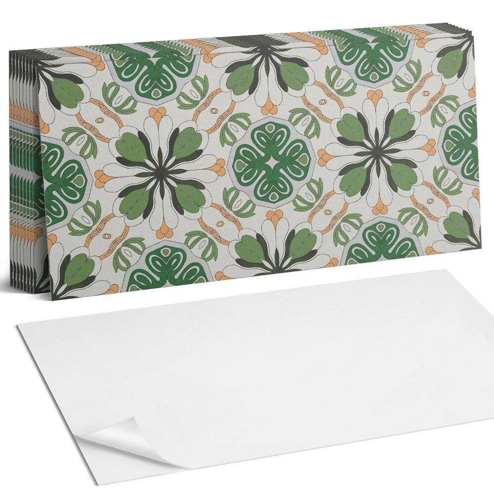 Obkladový panel na stěnu Květinový vzor v symetrii