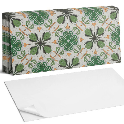 Obkladový panel na stěnu Květinový vzor v symetrii