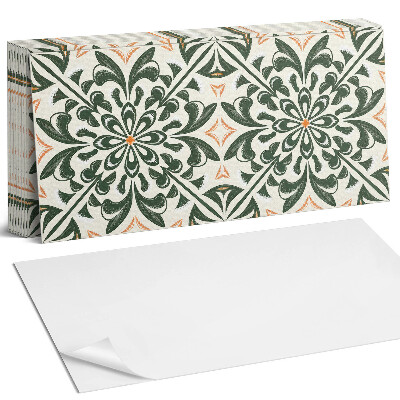 Obkladový panel do kuchyně Květinový vzor s listy