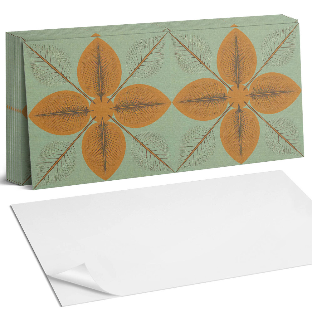 Obkladový panel na stěnu Listy v symetrickém vzoru