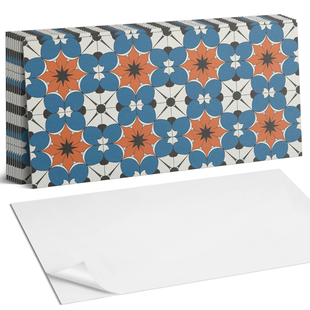 Obkladový panel do kuchyně Květinový vzor na pozadí