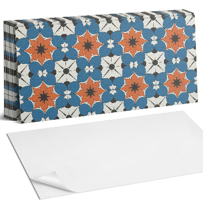 Obkladový panel do kuchyně Květinový vzor na pozadí