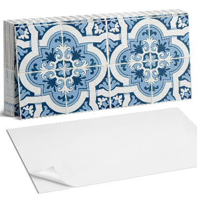 Nástěnný panel za linku Dlaždicový vzor s ornamenty