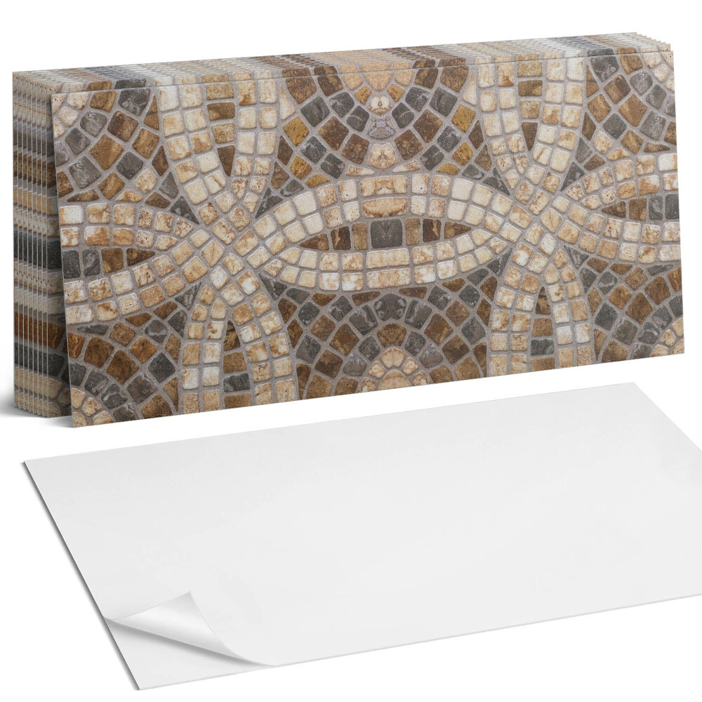 Samolepící panel na zeď Mozaikový vzor ve vazbě