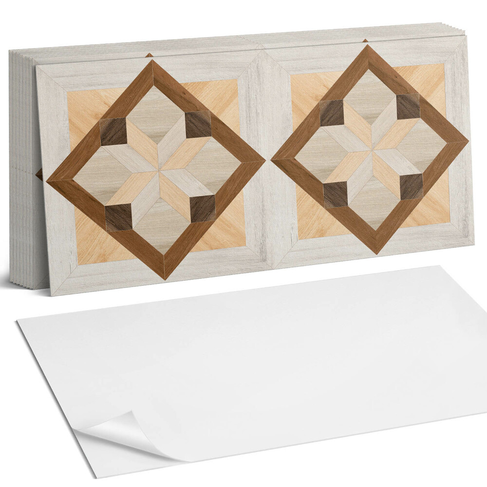 Obkladový panel do kuchyně Geometrický vzor ve čtverci