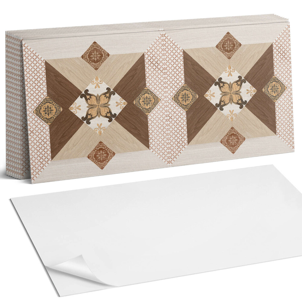 Nástěnný panel za linku Mozaikový vzor s ornamenty