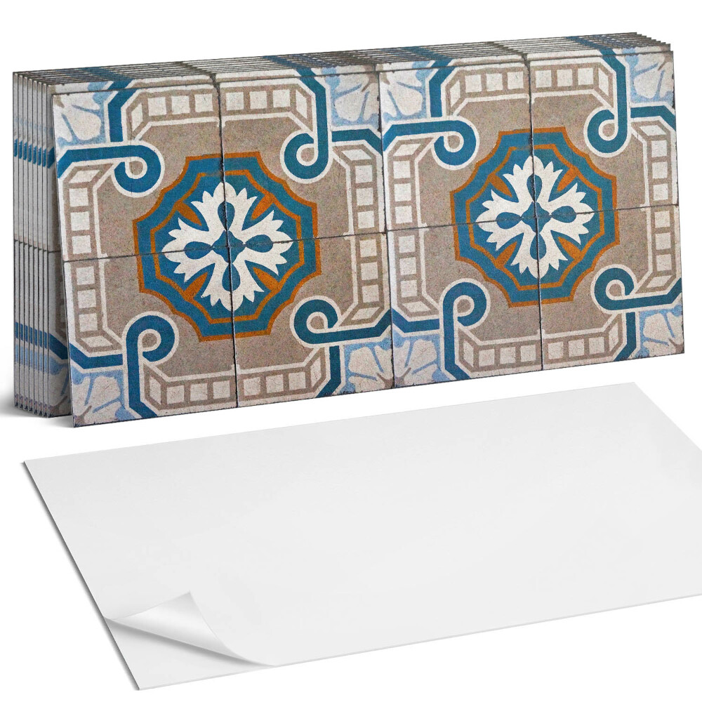 Nástěnný panel do kuchyně Mozaikový vzor s ornamenty