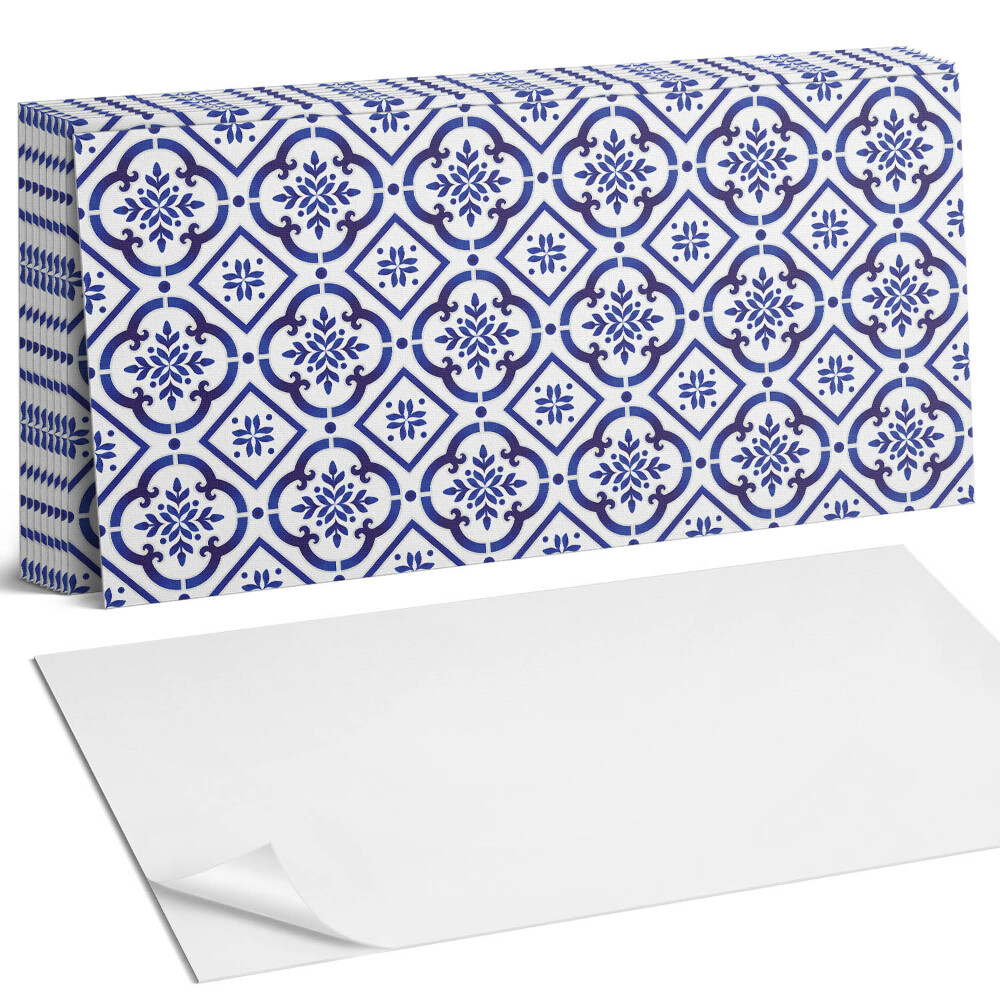 Nástěnný panel za linku Dlaždicový vzor s ornamenty