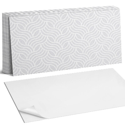 Nástěnný panel do kuchyně Vlny v harmonickém uspořádání