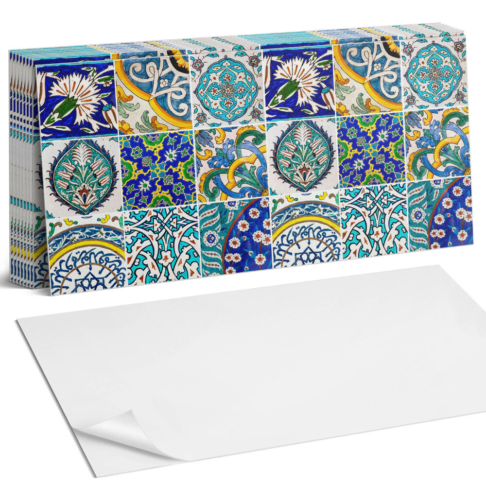 Samolepící panel na zeď Keramické vzory v mozaice