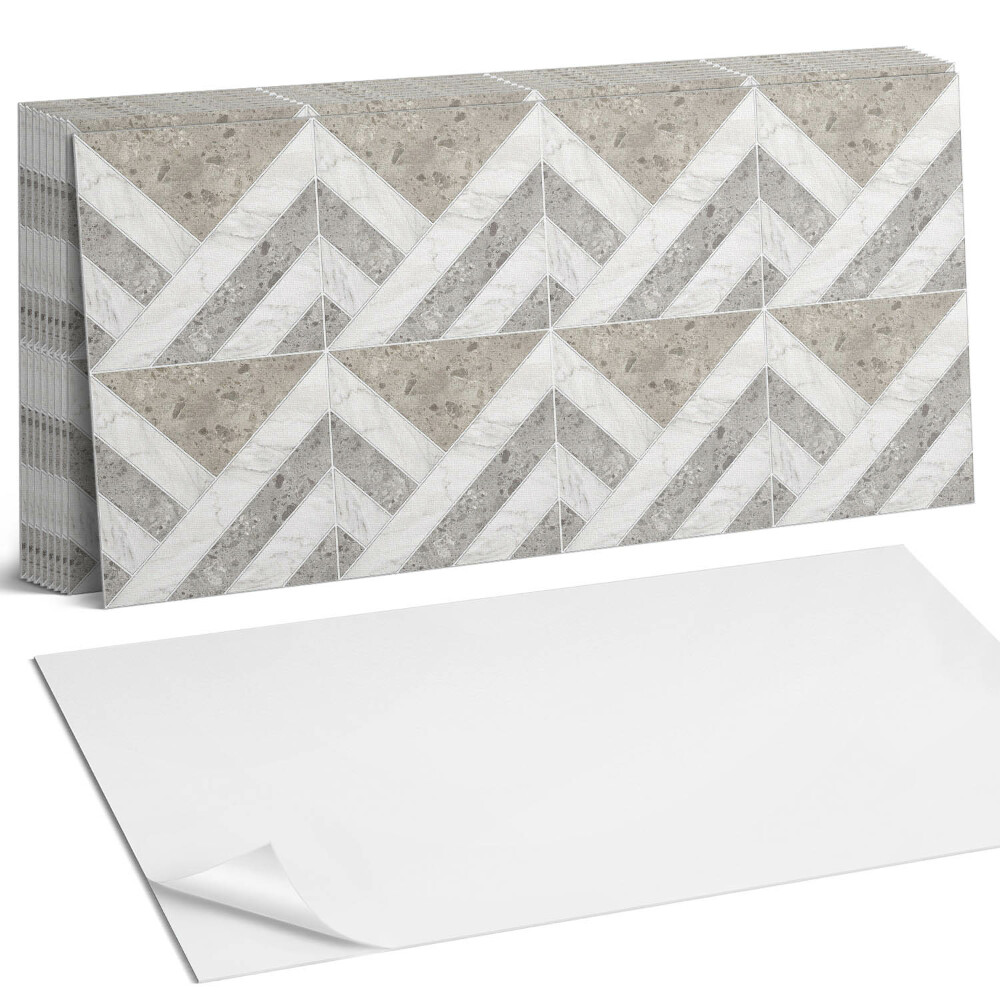 Nástěnný panel do kuchyně Geometrický vzor v dlaždicích