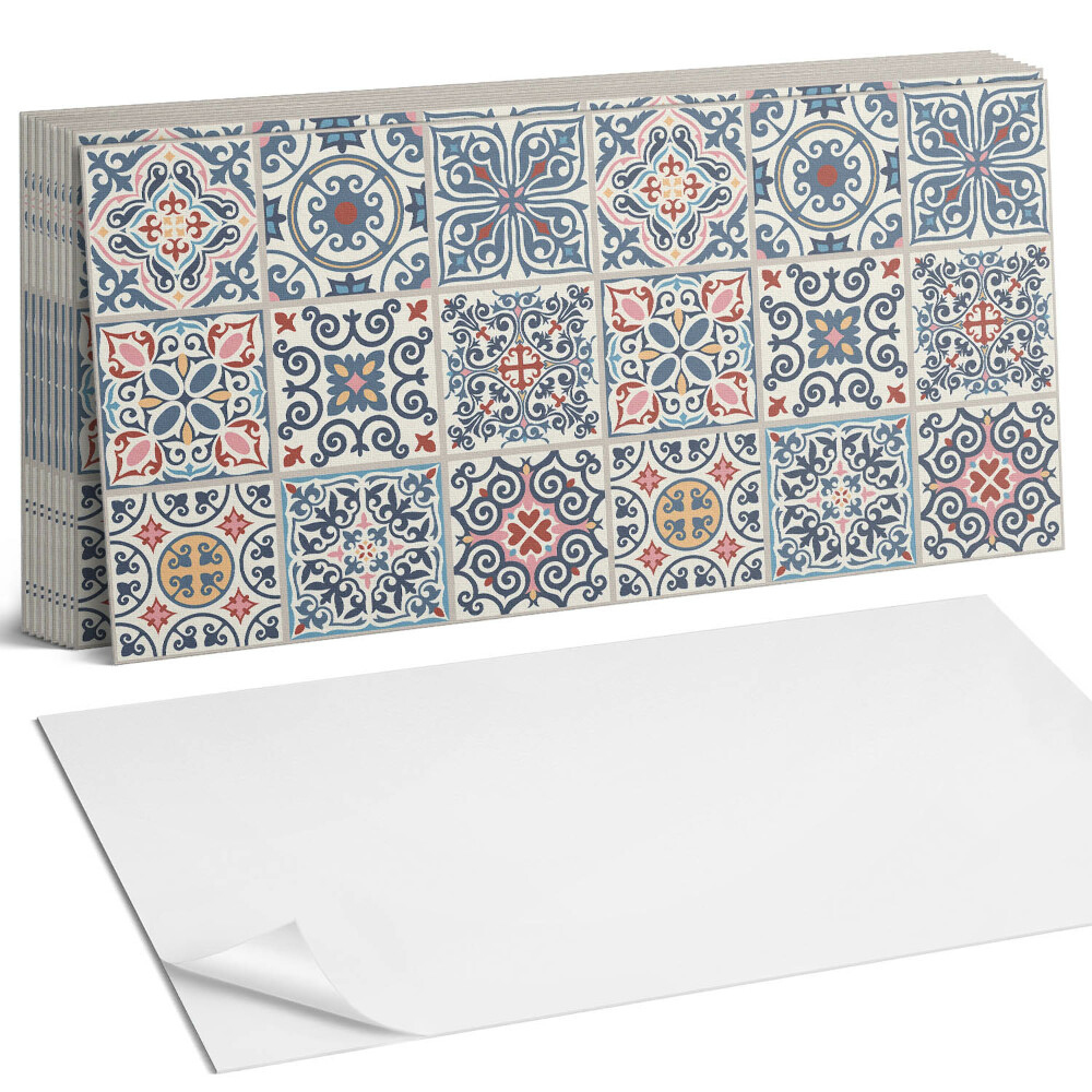 Obkladový panel do kuchyně Vzory ve stylu mozaiky