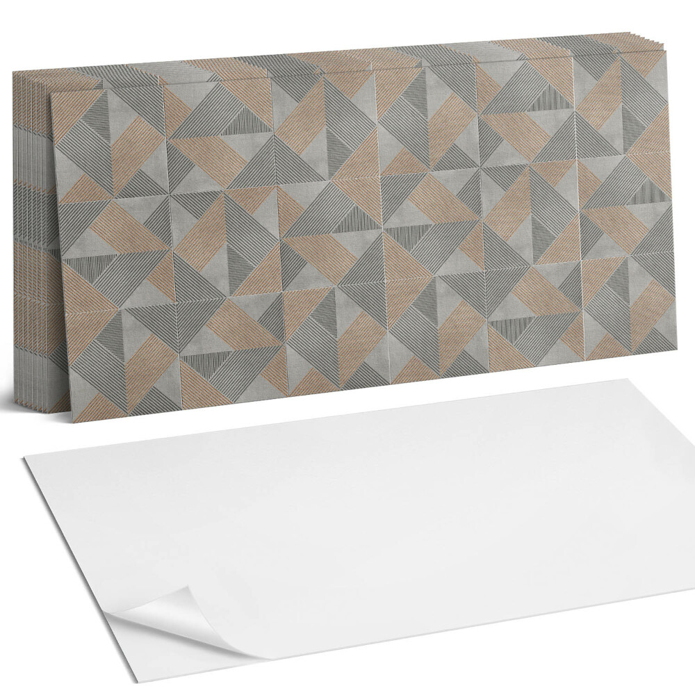 Samolepící panel na zeď Geometrický trojúhelníkový vzor