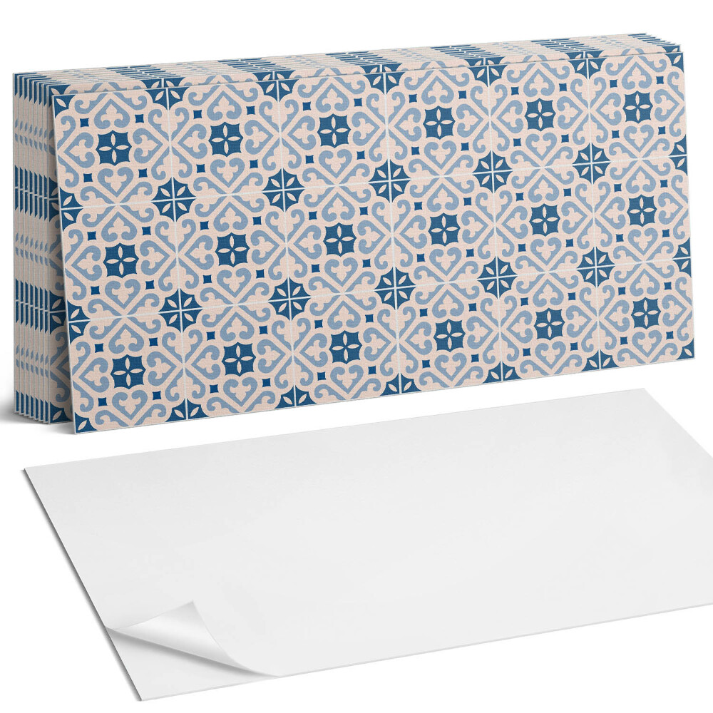 Samolepící panel na zeď Vzor s ornamenty na dlaždicích