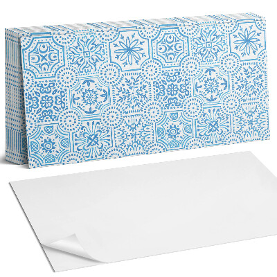 Nástěnný panel za linku Kostkované keramické vzory