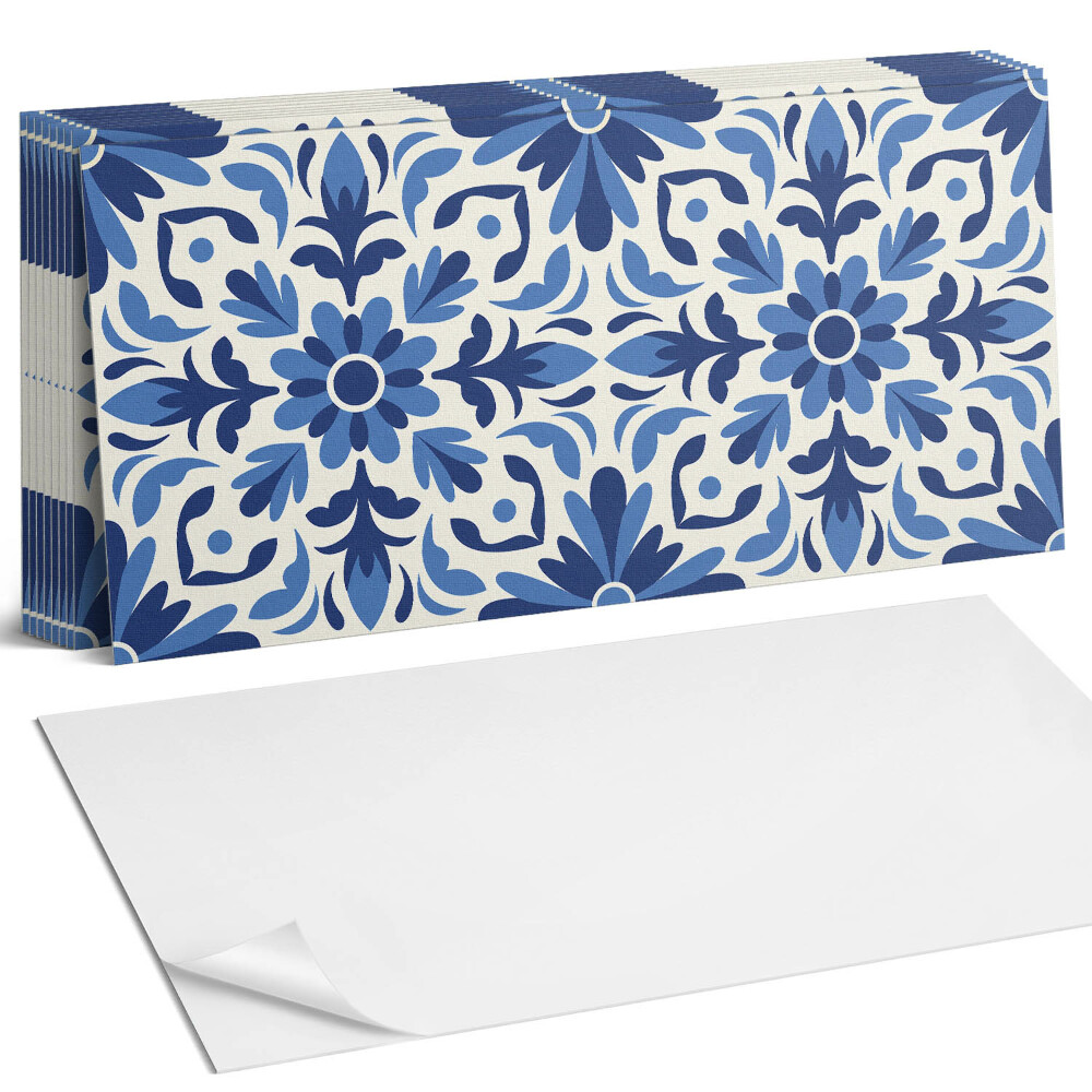 Samolepící panel na zeď Květinový vzor s listy