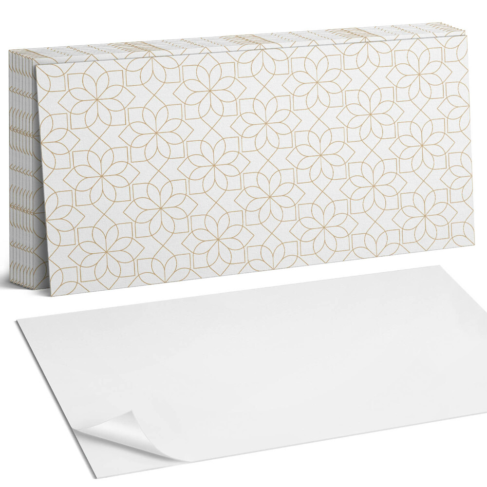 Obkladový panel do kuchyně Geometrický květinový vzor