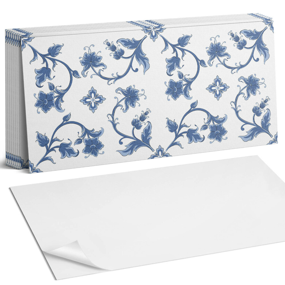 Obkladový panel do kuchyně Květinový vzor na pozadí