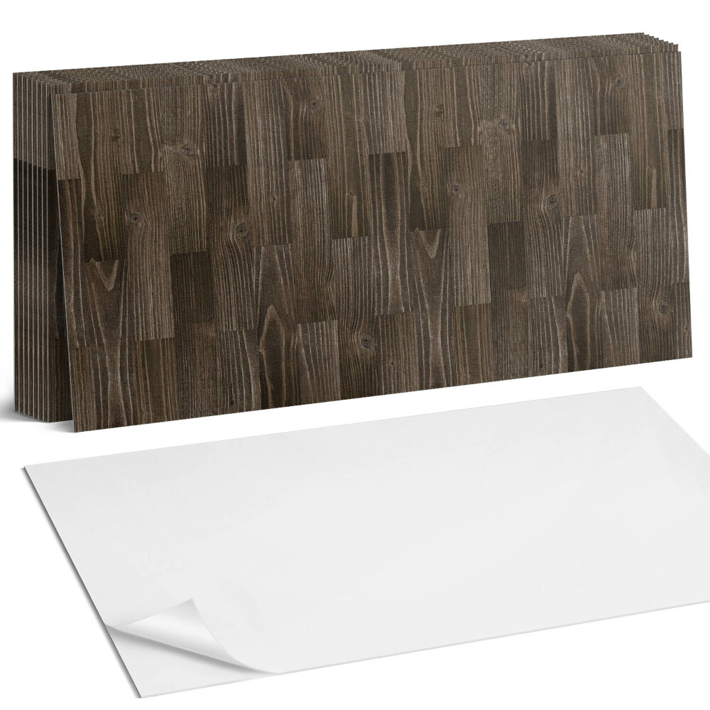 Nástěnný panel za linku Vzor dřevěných prken