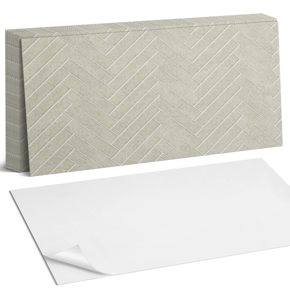 Nástěnný panel za linku Vzor rybí kosti