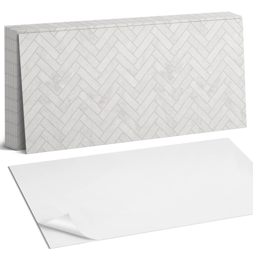 Nástěnný panel do kuchyně 3D vzor rybí kosti