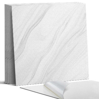 Dekorativní panel na zeď kvadratový Mramorový vzor s vlnami