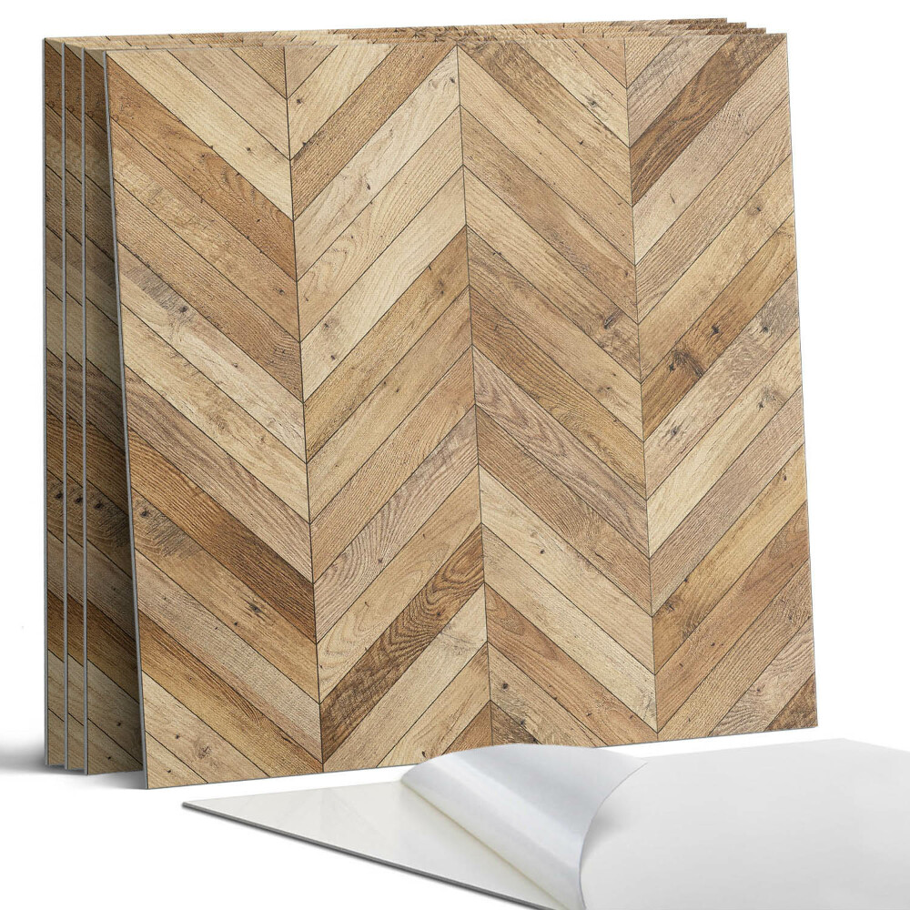 Nástěnný panel Vzor rybí kosti dřeva