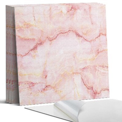 Dekorativní panel na zeď kvadratový Mramorový vzor s vlnami