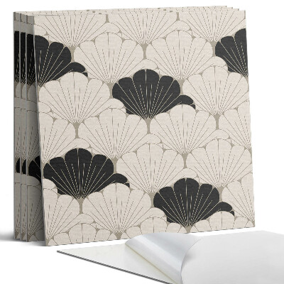 Dekorativní panel na zeď kvadratový Stylový listový vzor