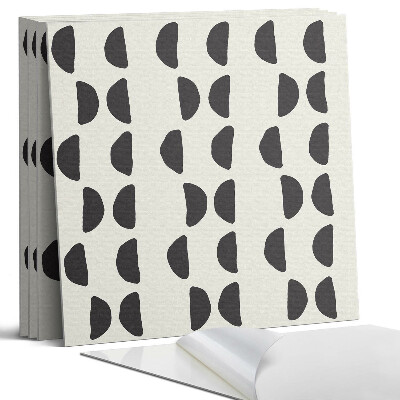 Pvc obkladový panel Abstraktní vzor půlměsíce