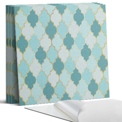 Dekorativní panel na zeď kvadratový Vzor s vlnitými tvary