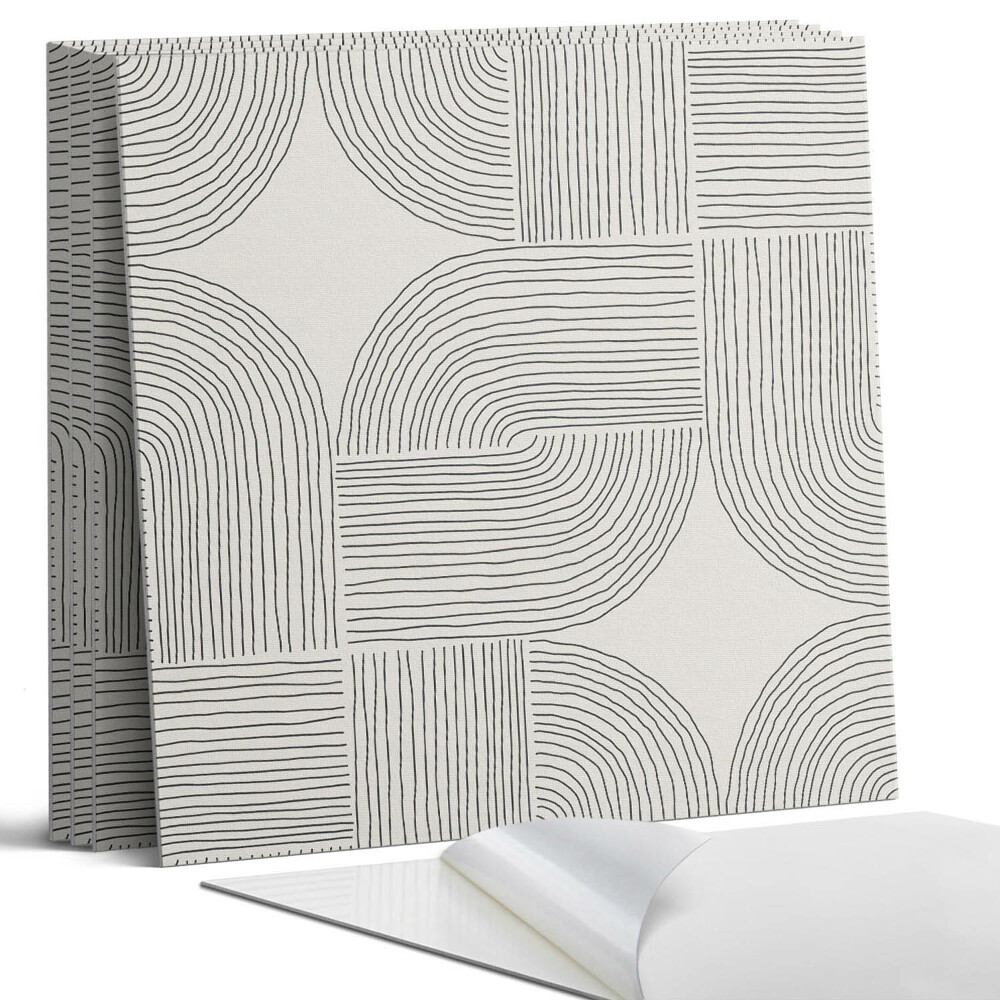 Dekorativní panel na zeď kvadratový Geometrické linie v rozvržení