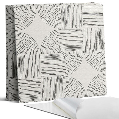 Dekorativní panel na zeď kvadratový Geometrické linie v rozvržení