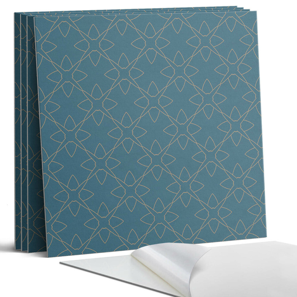 Pvc obkladový panel Květinový motiv v síťovině