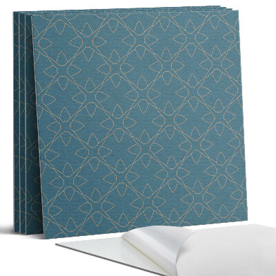 Pvc obkladový panel Květinový motiv v síťovině