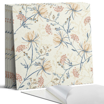 Nástěnný panel Květinový vzor na pozadí