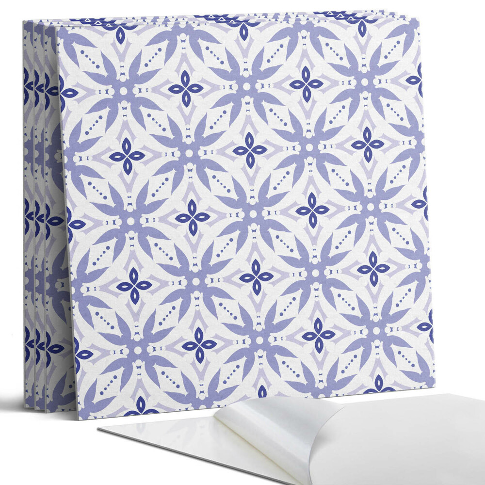 Pvc obkladový panel Geometrický vzor s květinami