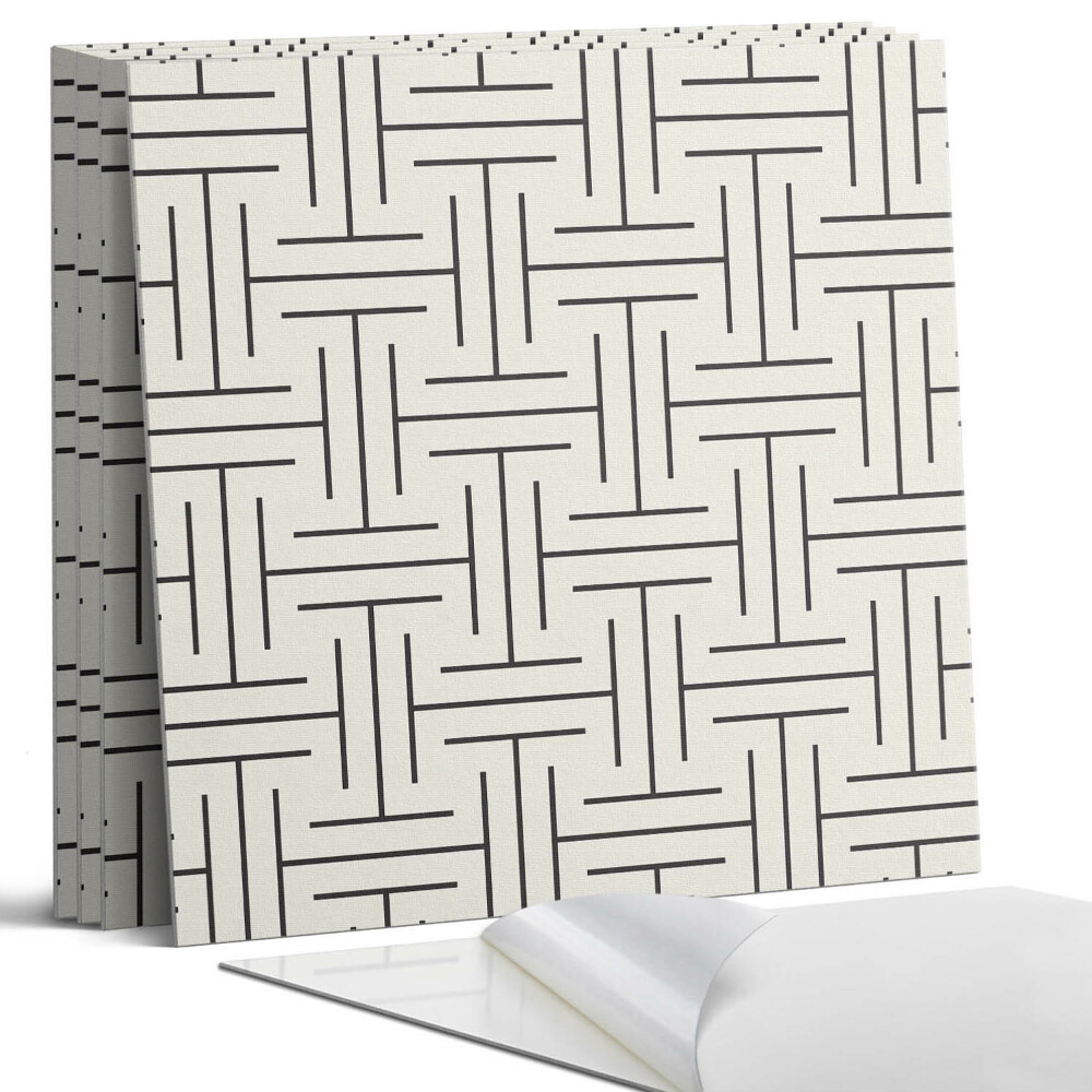 Pvc obkladový panel Geometrický kostkovaný vzor