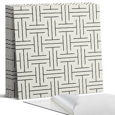 Pvc obkladový panel Geometrický kostkovaný vzor