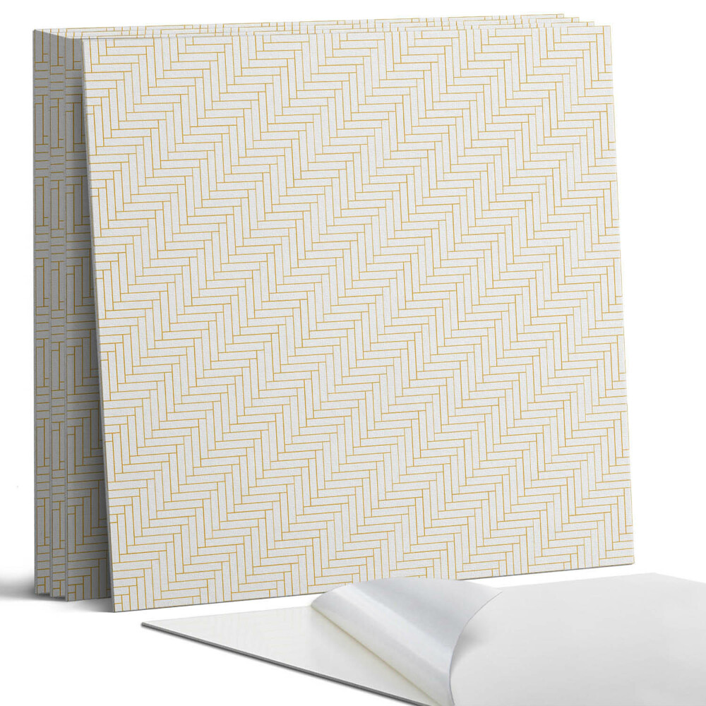 Dekorativní panel na zeď kvadratový Vzor rybí kosti