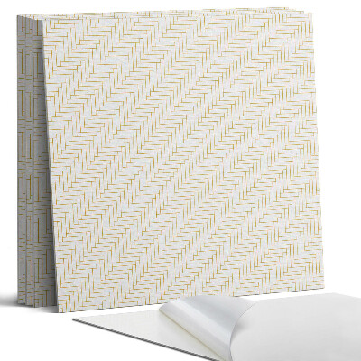 Dekorativní panel na zeď kvadratový Vzor rybí kosti